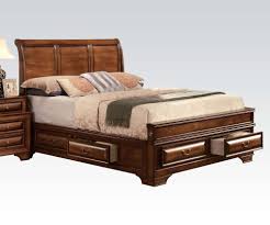 The roomplace's selection of queen bed sets is truly outstanding. Acme Konane Queen Sleigh Bed With Underbed Storage In Brown Cherry 20450q