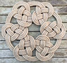 Mural Decoration Rope Suspension Table Path Carpet Marine Decoration Hemp Souvenir Of Brittany Holiday Gift Rope Crafts Navy Decor Knots Diy