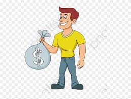 Cartoon woman holding on to money. A Cartoon Man Holding A Pocket Bag Cartoon Hand Money Cartoon Man Holding Money Clipart 4878352 Pinclipart