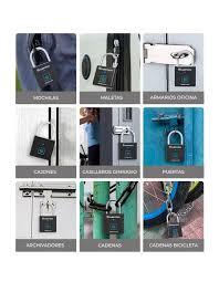 Candado Digital con Lector de Huella Recargable LOCK