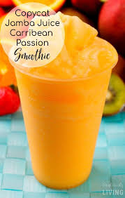 Copycat Jamba Juice Caribbean Passion Smoothie Recipe Smoothierecipes Jamba Juice Healthy Drinks Fruit Smoothies