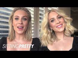 Temporary extensions are the answer to all your hair problems. How I Curl My Short Hair My Secret Halo Hair Extensions Trick Sitting Pretty Youtube