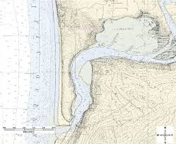 modern bathymetric chart noaa 18556 overlain on the uscgs