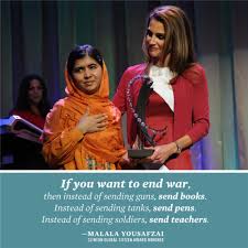 2 Queen Rania Tumblr Malala Yousafzai Malala Right To Education