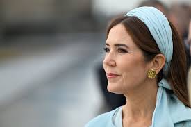 Queen Mary Looks Regal in Tweed Pencil Skirt in Berlin