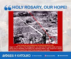 Boses Katoliko - Safety From Nuclear Blast in Hiroshima In 1945, during  WWII, eight Jesuit priests were living in a parish house less than one mile  from where the atomic bomb was