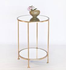 Check spelling or type a new query. Small Round Gold Mirrored Side Table Mecox Gardens