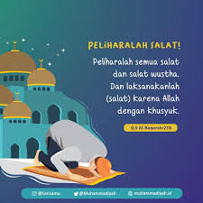 We did not find results for: Persyarikatan Muhammadiyah Allah Memerintahkan Kepada Setiap Muslim Untuk Memelihara Salatnya Terutama Untuk Salat Wustha Yaitu Salat Asar Dan Salat Subuh Karena Keduanya Memiliki Keutamaan Dengan Terjaganya Salat Seorang Muslim Maka Akan