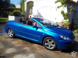 Superbe 307 Cc 2 00 16 S Bva Bleu Metal Garage Pour Voiture Voiture Peugeot