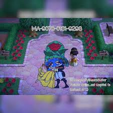 Acnh Patterns On Instagram Beauty And The Beast Entrance Made By Teapartylikearockstar Animal Crossing Game Animal Crossing Animal Crossing Qr