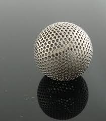 Titanium Printed 3d Technology Golf Ball Www Ziggzagg Be 3d Printing Art Prints 3d Printing