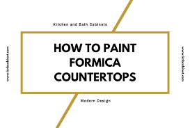 how to paint formica countertops step