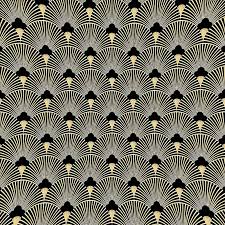 Black And Gold Art Deco Background Art Deco Fan Pattern Vintage 1920 Era Gold Black Elegant Chic The Great Gatsby Modern Trendy Girly Photographic Print By Love999 In 2020 Art Deco Wallpaper Art Deco Interior Design Art Deco Interior