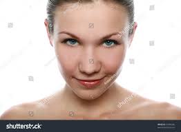 Pretty Girls Portrait Isolated On White Stock Photo 31469266