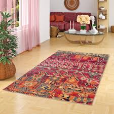 Die verschiedenen farbtöne der einzelnen quadrate harmonieren optimal miteinander und sorgen für. Designer Teppich Vintage Zoe Orient Marokko Berberoptik Bunt