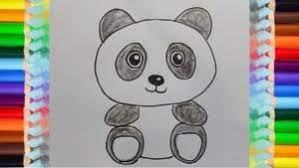 New video lessons every day! How To Draw A Cute Panda Easy Animals To Draw For Kids