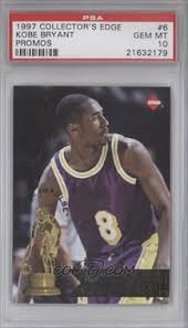 Jan 26, 2020 10:40 pm by brendan barrick. 1997 Collector S Edge Impulse Promos 1 6 Kobe Bryant Psa 10 Kobe Bryant Kobe Bryant