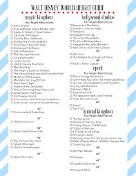 Free Printables Our Handcrafted Life Disney World Rides List Disney World Rides Disney World Attractions