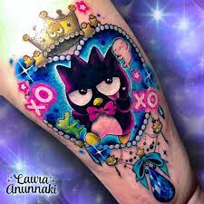 💖Ｌａｕｒａ Ａｎｕｎｎａｋi 💖 on Instagram: “🐧👑 Bad Badtz-Maru バッドばつ丸 is one of the  coolest Sanrio characters, he is a pengui… | Kawaii tattoo, Bright tattoos,  Cute tattoos