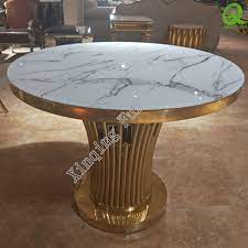 Choose the dining room table design that defines your family's style and character. Stainless Steel Base Glass Top Small Round Dining Table Buy Small Round Dining Table Cheap Small Round Dining Table Round Rotating Dining Table Product On Alibaba Com