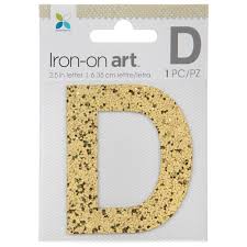 Shop hundreds of paper mache letters and boxes, plus modge podge and paste for paper mache crafts. Gold Glitter Letter Iron On Applique D 2 1 2 Hobby Lobby 1536168