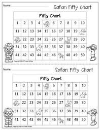 Safari Fifty Chart Using Word Problems Missing Numbers No
