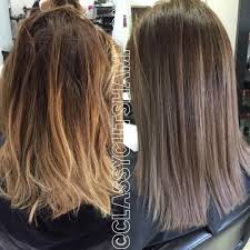 Dark ash blonde hair is not a color often seen in hollywood. Hay Guys Here We Have Our Lovely New Client Ty She Wanted To Remove The Brassy Copper Tones Not Our Work Hair Color Dark Brassy Hair Ash Blonde Hair Balayage