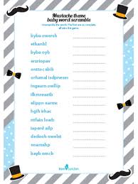 Teach your child how to read the right way with phonics 25 Free Printable Baby Shower Word Scramble Games