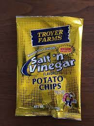 Troyer Farms Respect Your Cravings Salt N Vinegar Flavored Potato Chips Potato Chips Potatoes Chips