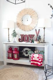 Famhouse Christmas Entry Table Decor Entry Table Decor Christmas Entry Entryway Table Decor