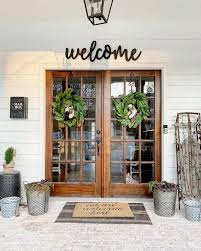 43 Stunning External Patio Doors House With Porch Front Porch Decorating House Exterior