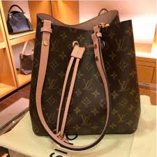Artsy gm brown monogram coated canvas hobo bag. Louis Vuitton Rose Poudre Monogram Canvas Neonoe Bag 3 Chanel Bag Prices Louis Vuitton Bags