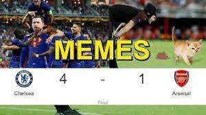 101 great goals on twitter funny meme explains how chelsea and manchester united screwed over liverpool for. Chelsea 4 Vs 1 Arsenal Europa League Final Memes Compilation Youtube