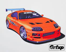 Never Forget The Buster Supra Donation Printed Sticker Concept Cars Concept Car Design Toyota Supra Mk4