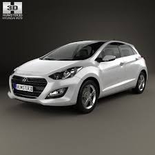 3d Model Of Hyundai I30 5 Door 2015 Hyundai Models Hyundai Elantra