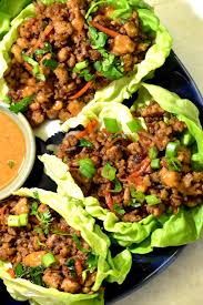 Chicken Lettuce Wraps With Peanut Sauce Gypsyplate