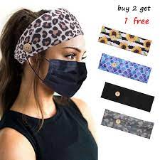 Hey everyone, here's a quick tutorial on how to make your own headband along with adding buttons. Women Man Button Headband With Buttons 2021 Fashion Facemask Holder Headbands Protect Ears Sports Hair Accessories Wholesale Women S Hair Accessories Aliexpress