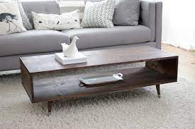 This end table is build out of onebasixes a.k.a. Build Your Own Mid Century Modern Coffee Table For 60 Bay On A Budget