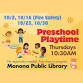 Preschool Playtime event image