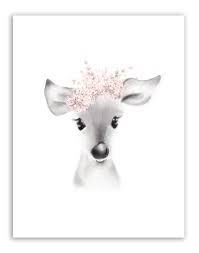 Safari animals with flower crown print set of 6 shipped, safari nursery animal decor, baby animals for nursery wall art by amy peterson. Baby Animal Flower Crown Prints Set Of 3