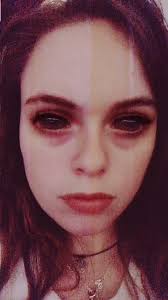 Demon girl 😈 #DistorsionTemporelle #dark #darkness #scary #scarymovie  #demon #witch #blackeyes #scarygirl #funny #pourtoi #foryou