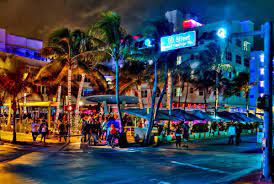 Clevelander Lights At Night South Beach Miami Florida Miami Nightlife Miami Hotels