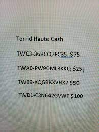 Just follow these four simple steps: Torrid Haute Cash Torrid