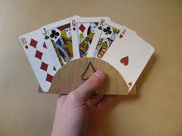 They are a perfect way to stay out of the uncooperative weather and still have fun. Poker Card Games 4 X Large Wooden Playing Card Holders Poker Card Games Other Poker Card Games