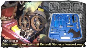 Ab wann ist ein zahnriemenwechsel erforderlich? Zahnriemen Wechsel Renault Motor 1 4 1 6 16v Code K4j K4m F4p F4r Steuerzeiten Spezial Werkzeug Youtube