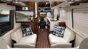 The Best Kind Of Road Trip A Luxury Rv Without The Camping Luxury Rv Rv Living Rv Living Room