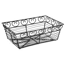( 37 products available ). Winco Wbkg 9 Black Rectangular Metal Wire Bread And Fruit Basket Mcdonald Paper Supplies