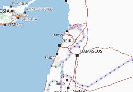Startseite landkarten afrika libanon libanon. Michelin Landkarte Libanon Viamichelin