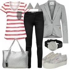 See more of sportlich on facebook. Sportlich Elegant Damen Outfit Komplettes Freizeit Outfit Gunstig Kaufen Frauenoutfits De