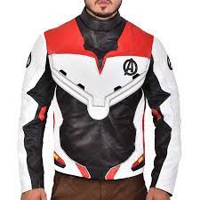 Avengers Endgame Quantum Realm Leather Jacket Marvel Jacket Leather Jacket Men Marvel Clothes